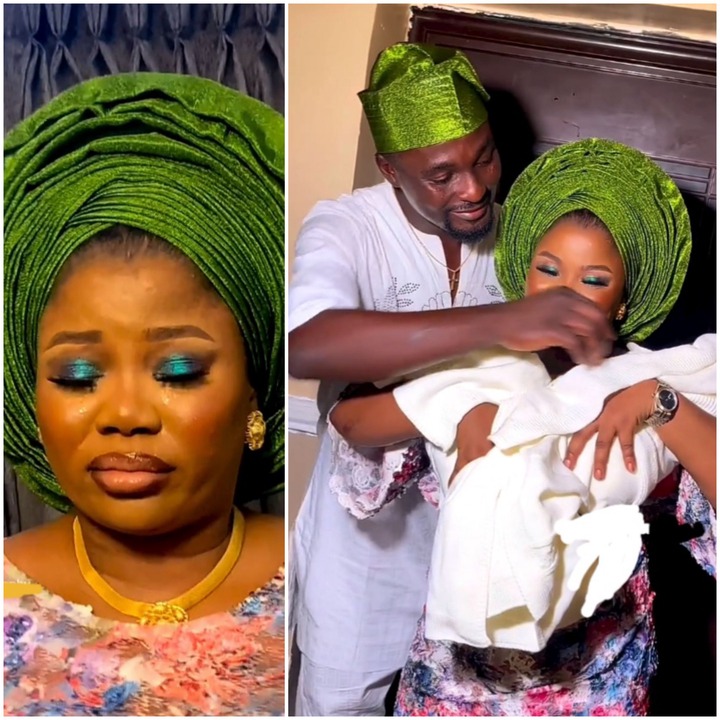 Nollywood Actress, Seyi Edun In Tears As She Named Her Twins After 7 Years Without A Child (Video)