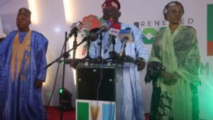 INEC declares Tinubu winner of the presidential election