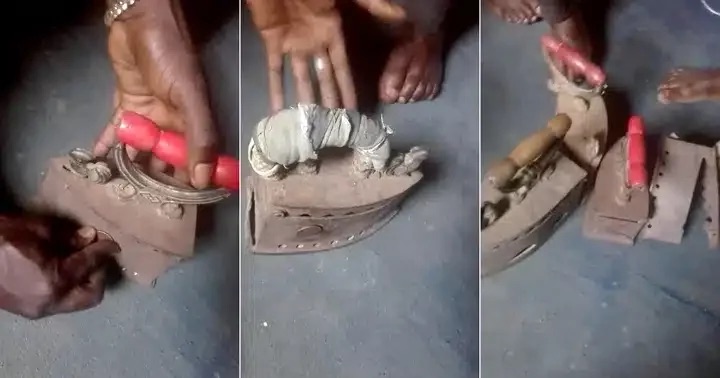 “I will pay you N4.6 million” – Nigerian man offers millions to anyone who can sell old pressing iron to him (Watch Video)