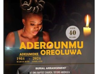 It is a moment of grìef in the Nollywood industry as a fast-rising actress named Adejumoke Aderounmu was reported de.ad