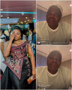 Funke Akindele cries on Instagram live as fans bvllied her for not helping Jumoke Aderounmu