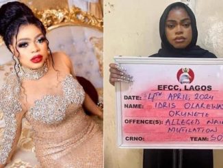 BREAKING: Bobrisky has been sentenced to six months in jail with no option of a fine