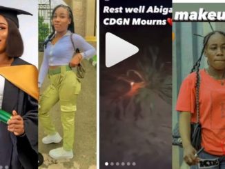 Tears Flows As Make-up artist who drowned with Actor Junior Pope buried beside river as family couldn’t afford money for sacrifices (Video)