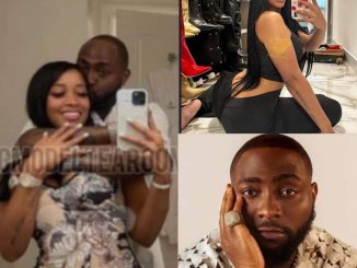 Many are left in shõck as an American model who happens to be Davido's old honest friend mistakenly uploaded photos of her and OBO together in a dark room