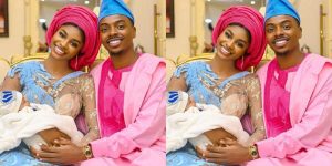 “Let’s make it official” – Iyabo Ojo reacts as Enioluwa and Priscilla Ojo release family portrait