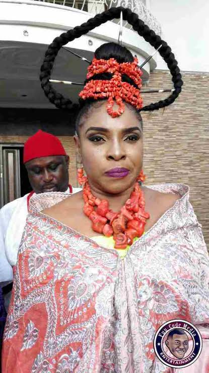 The living legend Liz Benson in the photograph has left an indelible mark in Nollywood at large