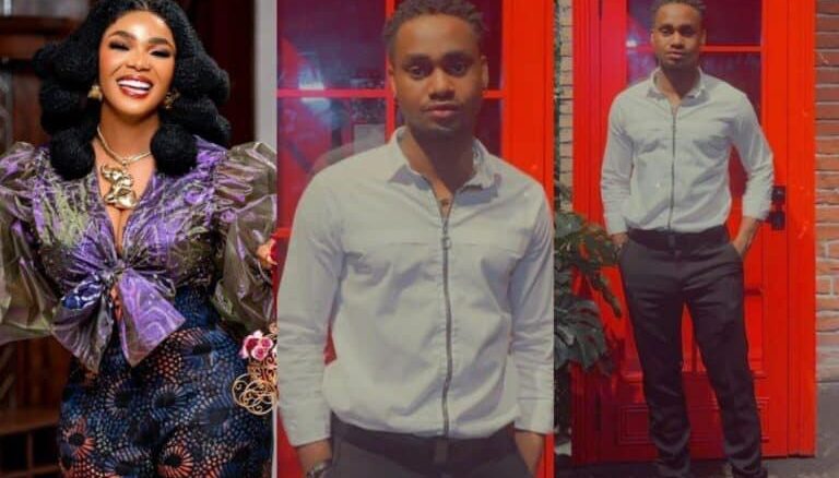 I gave birth to this fine boy” – Iyabo Ojo brags as she flaunts her son