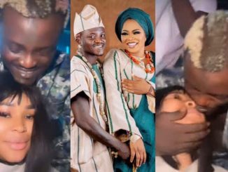 Queen Dami peppers Portable’s wife and others as she shares passionate kiss with singer, days after he dragged her online