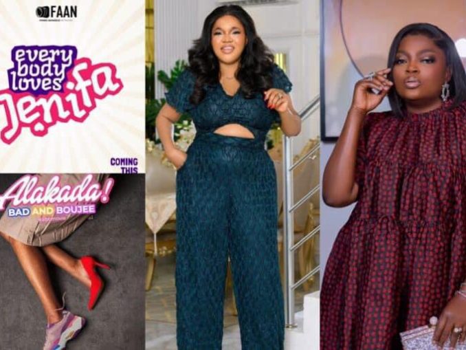 Stop walking in Funke’s shadow” – Mix reactions as Toyin Abraham teases Alakada sequel, days after Funke Akindele announced new Jenifa’s spin-off