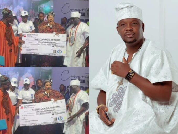 Yomi Fabiyi receives cash gift of N10 million at his star-studded housewarming party
