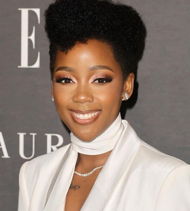 Thuso Mbedu, is a South African actress with a remarkable presence in American cinema, she is a bag of inspiration and talent