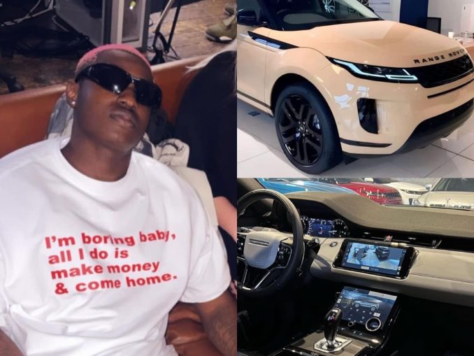 20 years old Ruger Splashes over 100 million Naira on a new Range Rover just few weeks after leaving Jonzing world