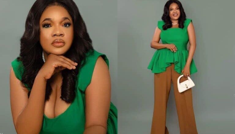 Don’t let negative words stop your progress” – Toyin Abraham admonishes as she shows support for Toke Makinwa