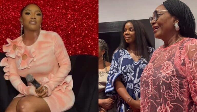 “I was always at the bottom of my class, but she believed in me” – Toke Makinwa appreciates mother as she recounts how she shaped her life
