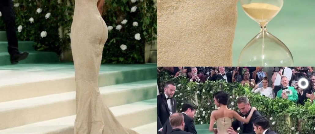 "I was one of the designers of my very comfortable Boulmam sand moulded Met Gala outfit." Tyla