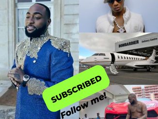 "WizKid and Co wants to be Buying Jets and Cars like me,but thëir money is too small. I have more than 100 Body Guards,so don't mess with me"~Davido